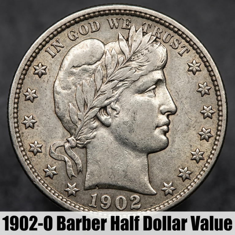 How Much is a 1902-O Barber Half Dollar Worth Today