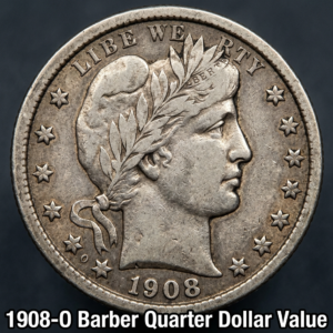 How Much Is a 1908 O Barber Quarter Worth Today