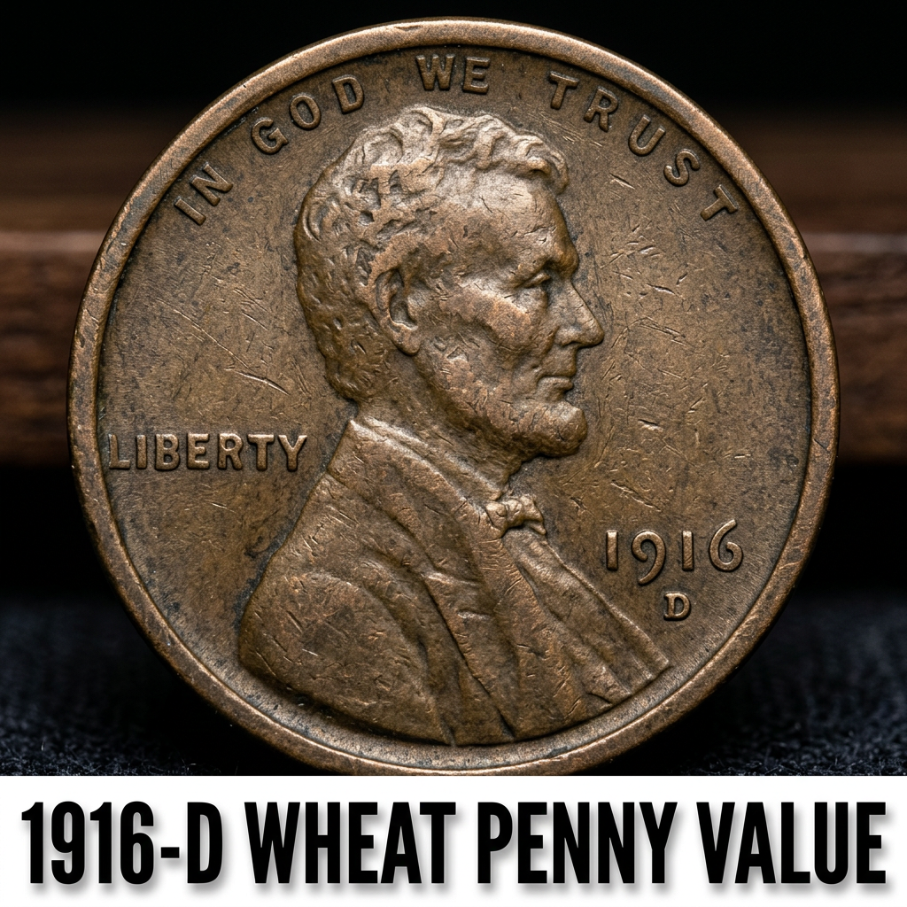 How Much Is a 1916 D Wheat Penny Worth Today?