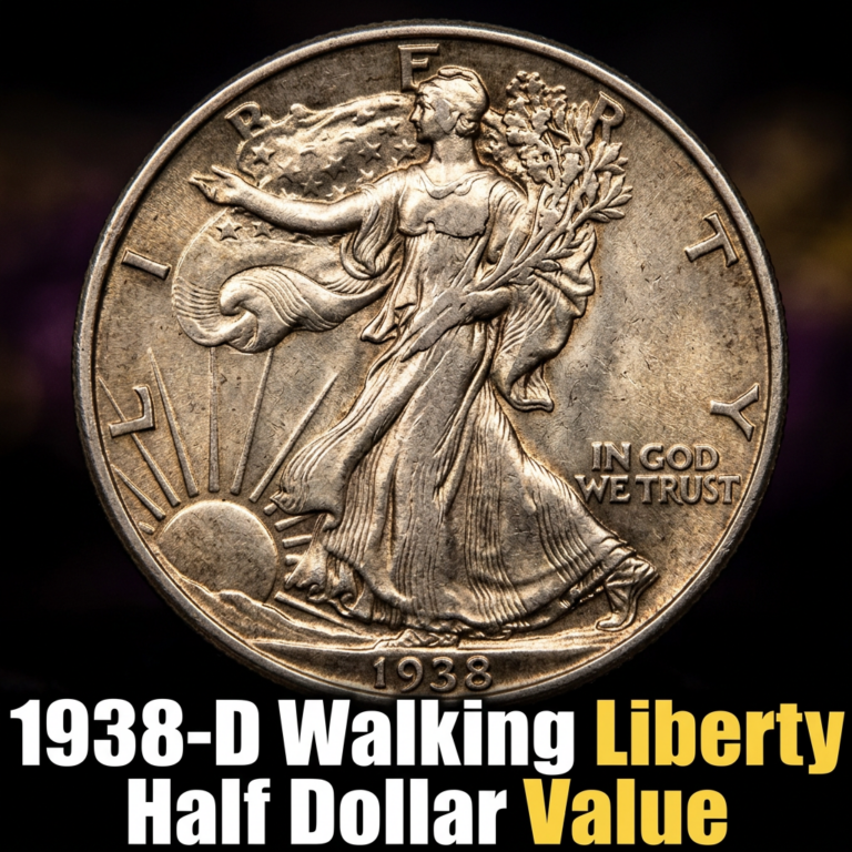 How much is a 1938 D Walking Liberty Half Dollar worth today