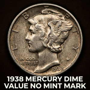 How Much is a 1938 Mercury Dime With No Mint Mark Worth Today