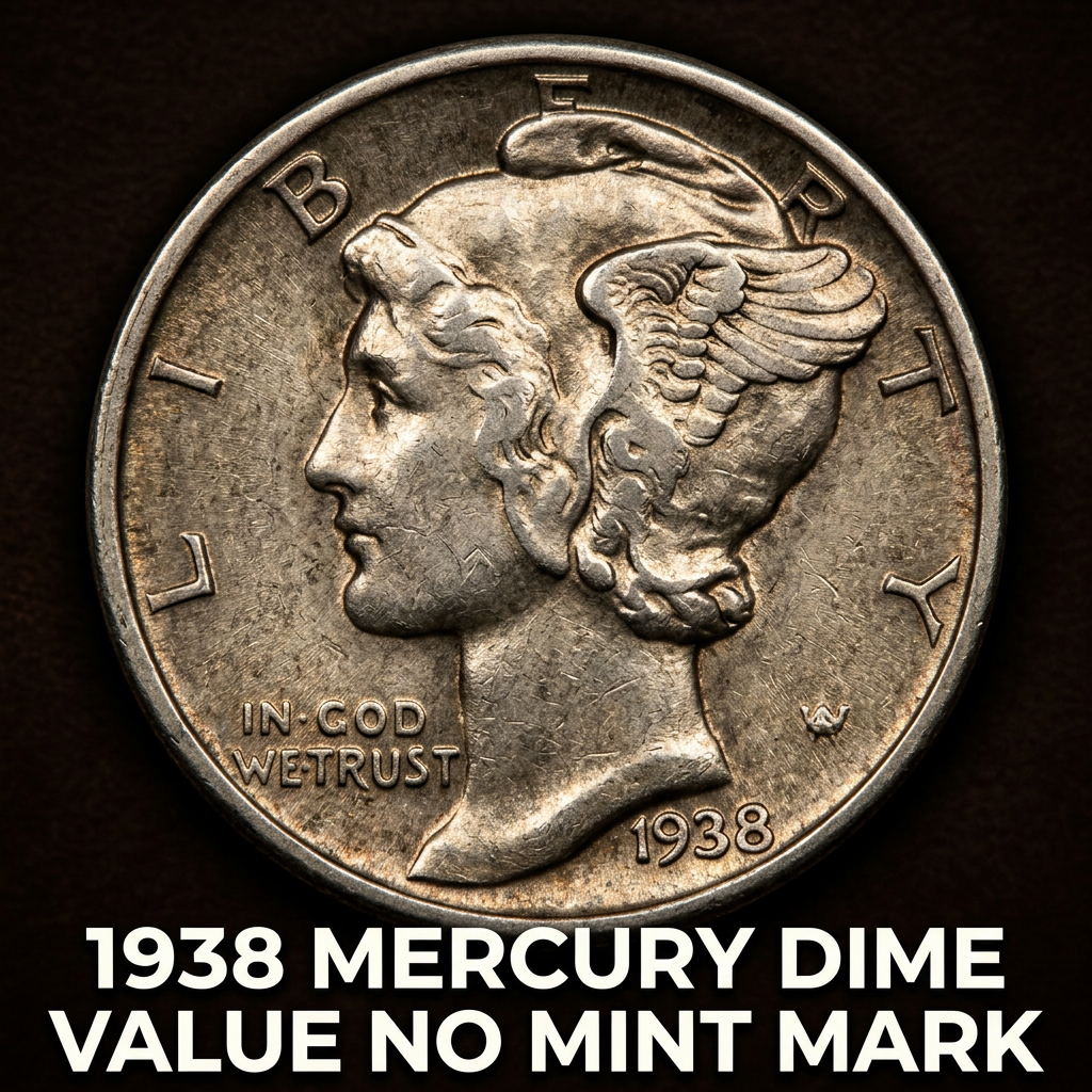 How Much is a 1938 Mercury Dime With No Mint Mark Worth Today