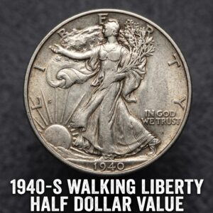 How Much Is a 1940 S Walking Liberty Half Dollar Worth Today
