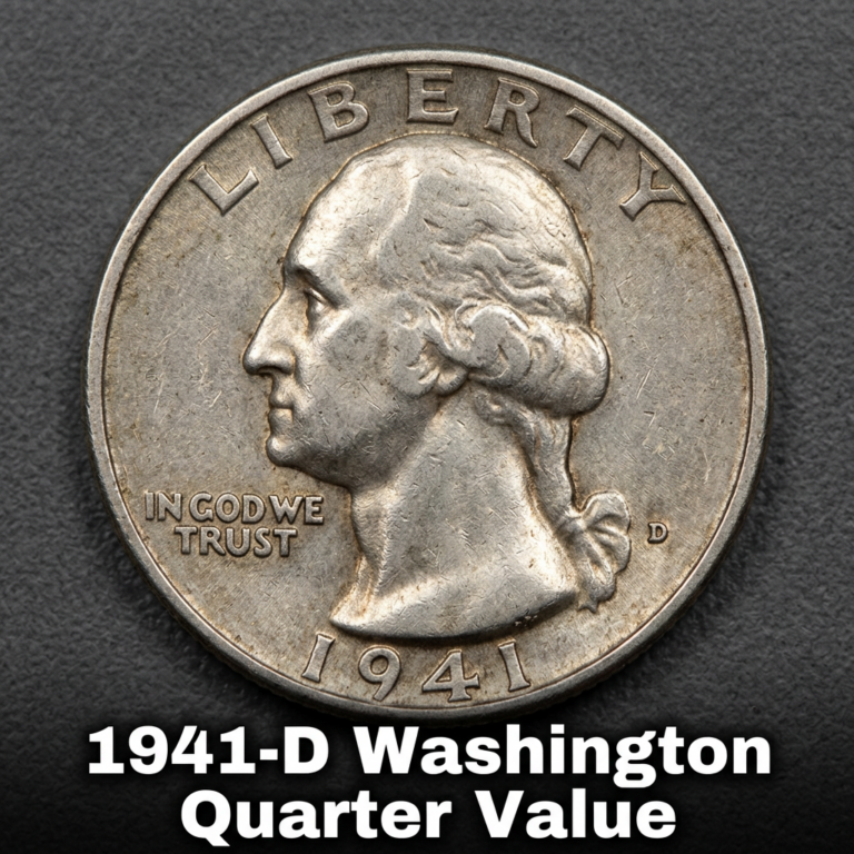 How much is a 1941-D Washington Quarter worth today