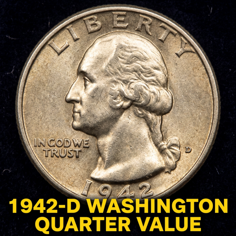 How much is a 1942 D Washington Quarter worth today