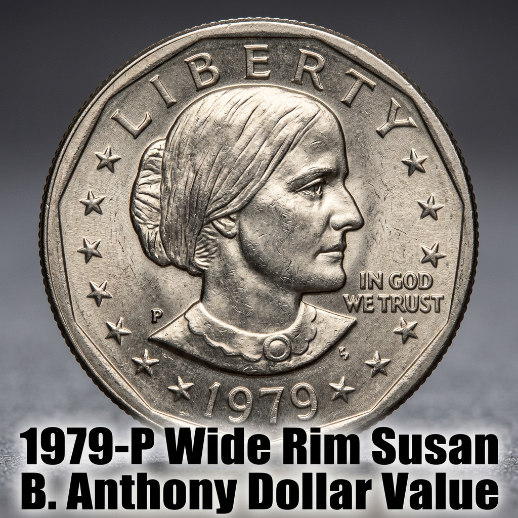 How Much is a 1979-P Wide Rim Susan B. Anthony Dollar Worth Today