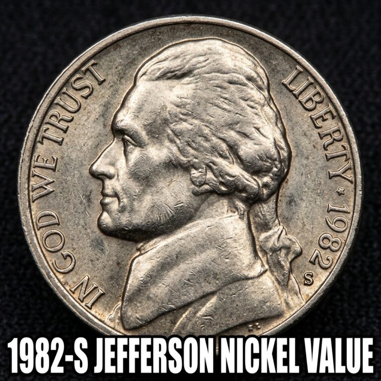 How much is a 1982 S Jefferson Nickel worth today
