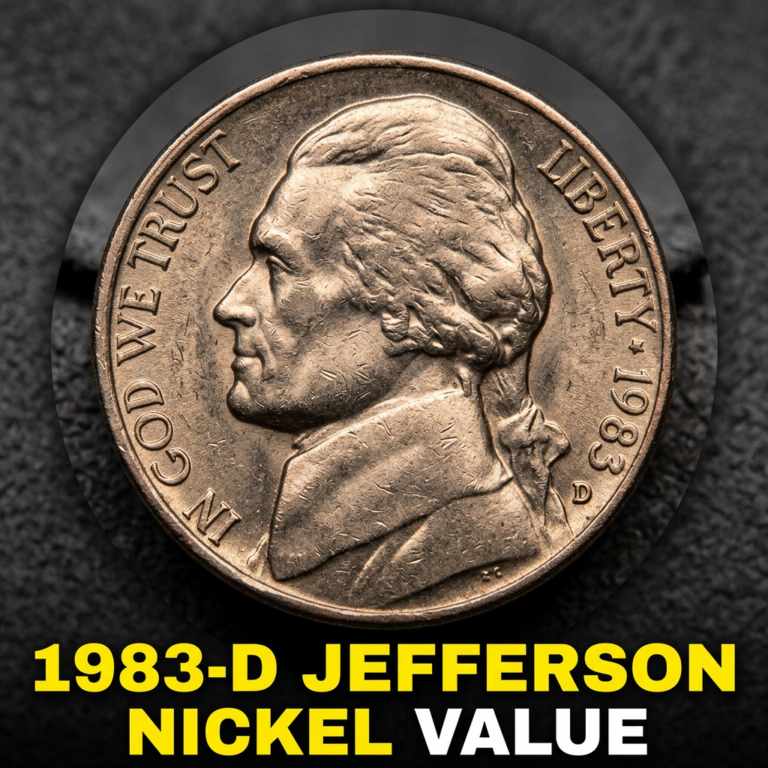 How Much is a 1983 D Jefferson Nickel Worth Today