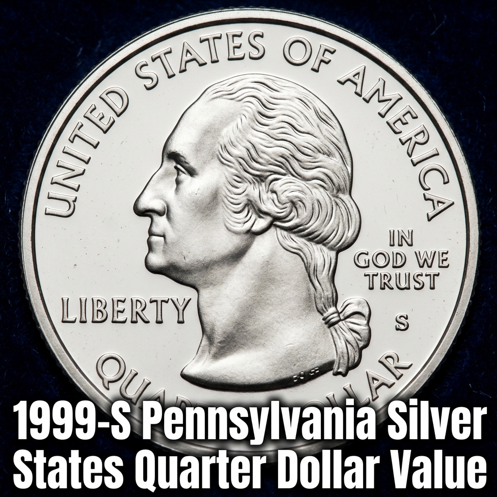 How Much Is a 1999-S Pennsylvania Silver State Quarter Worth Today