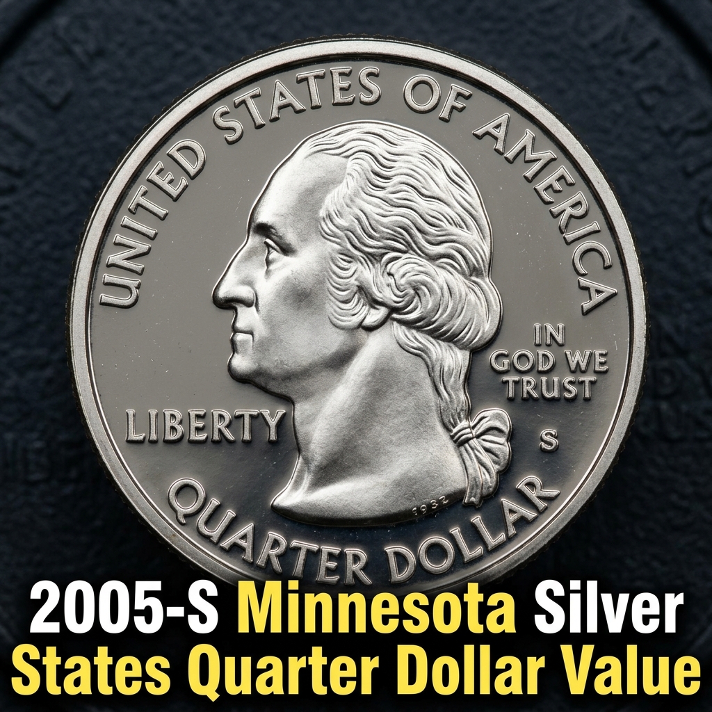 How Much is a 2005 S Silver Minnesota Quarter Worth Today