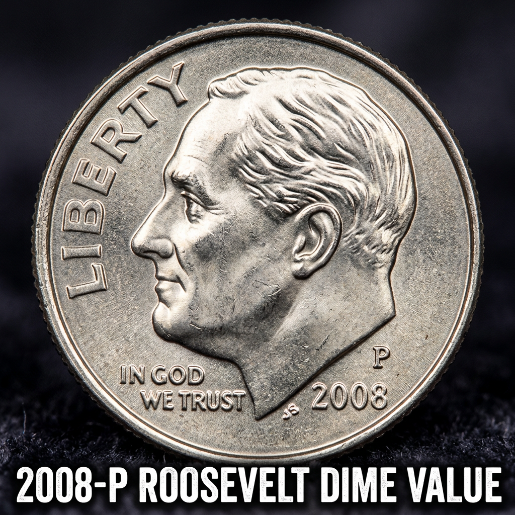 How Much Is a 2008 P Roosevelt Dime Worth and Is It Rare
