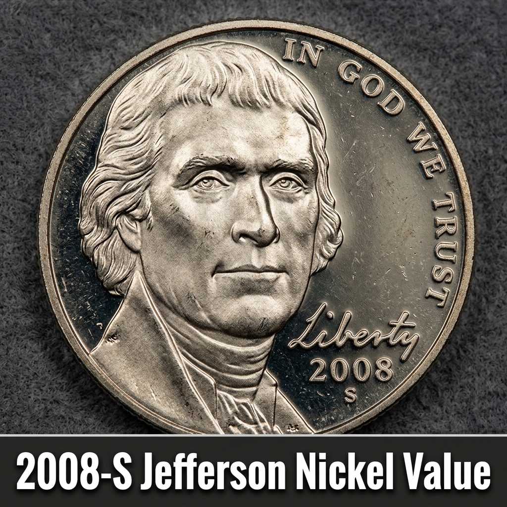 How Much Is a 2008 S Jefferson Nickel Worth Today