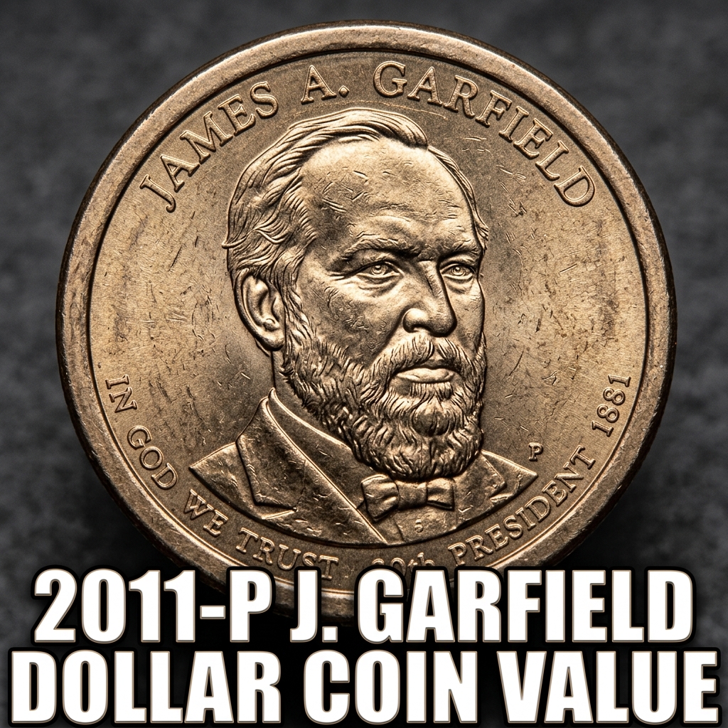 How Much Is a 2011 P James Garfield Dollar Worth Today