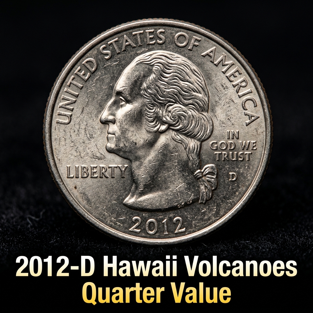 How Much is a 2012 D Hawaii Volcanoes Quarter Worth Today