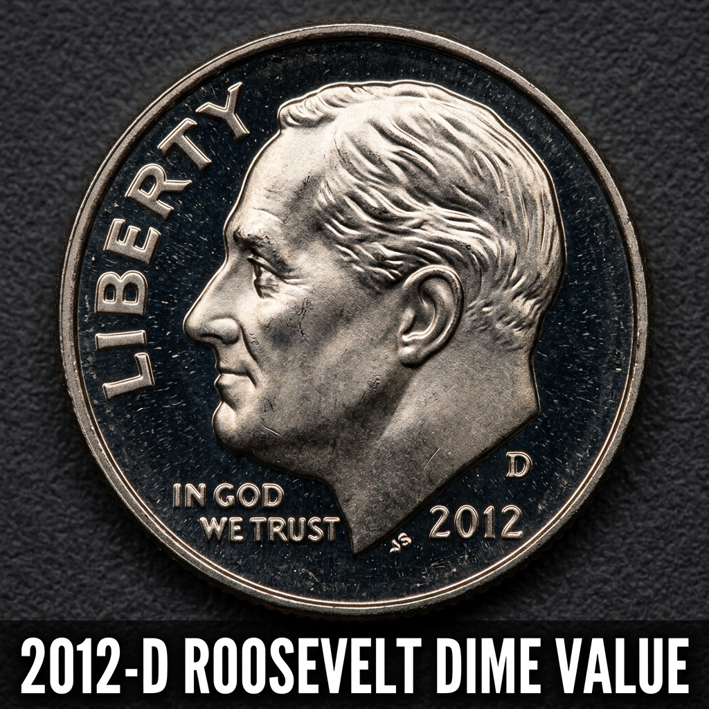 How Much is a 2012 D Roosevelt Dime Worth Today