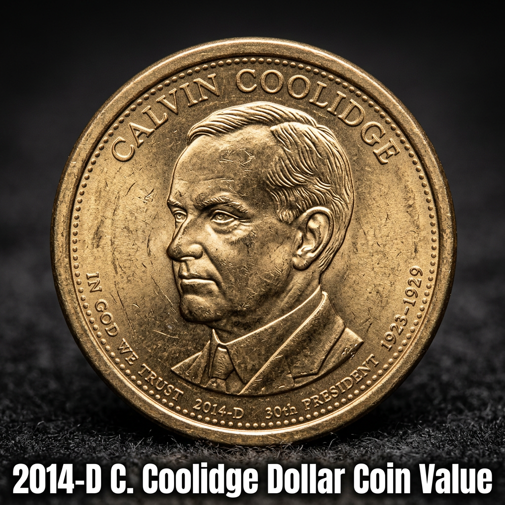 How Much is a 2014 D Calvin Coolidge Presidential Dollar Worth Today