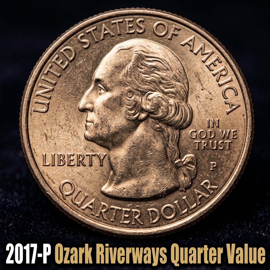 How Much Is a 2017 P Ozark Riverways Quarter Worth Today