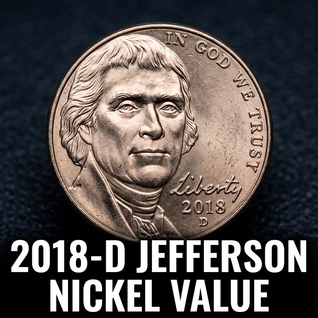 How Much Is a 2018 D Jefferson Nickel Worth Today