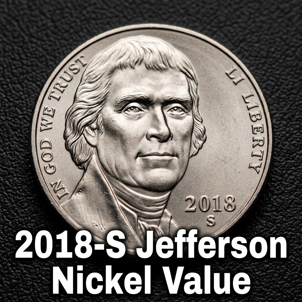 How Much is a 2018 S Jefferson Nickel Worth Today