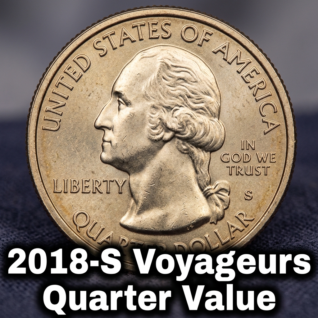 How Much Is a 2018 S Voyageurs Quarter Worth Today