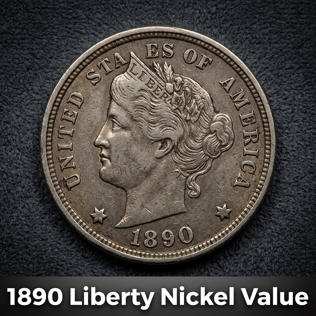 How Much is an 1890 Liberty Head V Nickel Worth Today