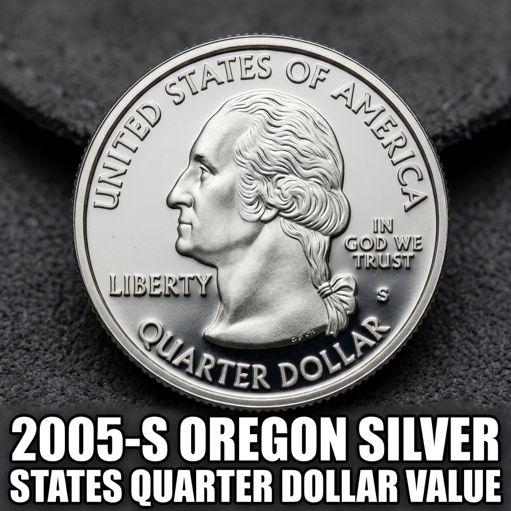 How Much Is Your 2005 S Oregon Silver State Quarter Worth Today