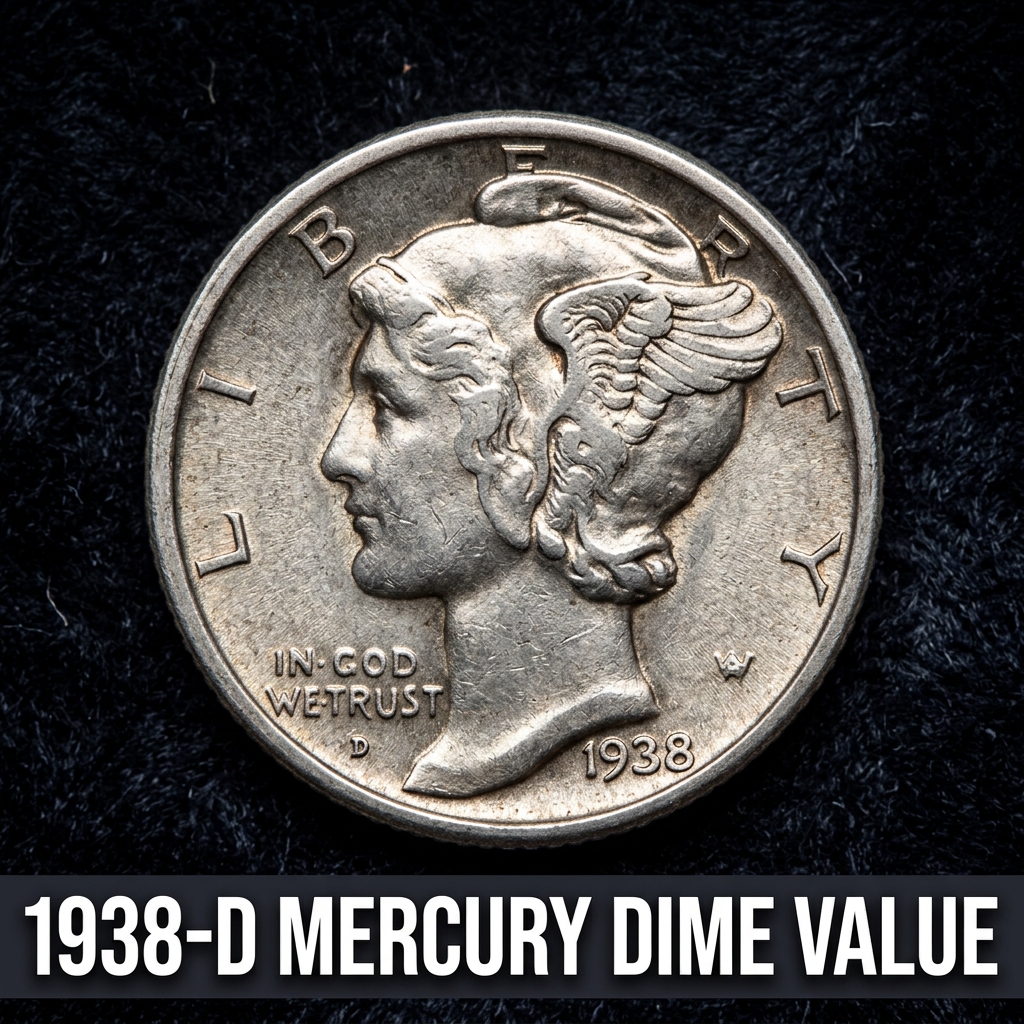 The 1938 D Mercury Dime Value Ranges From Three Dollars To More Than Five Hundred Dollars Depending On Condition