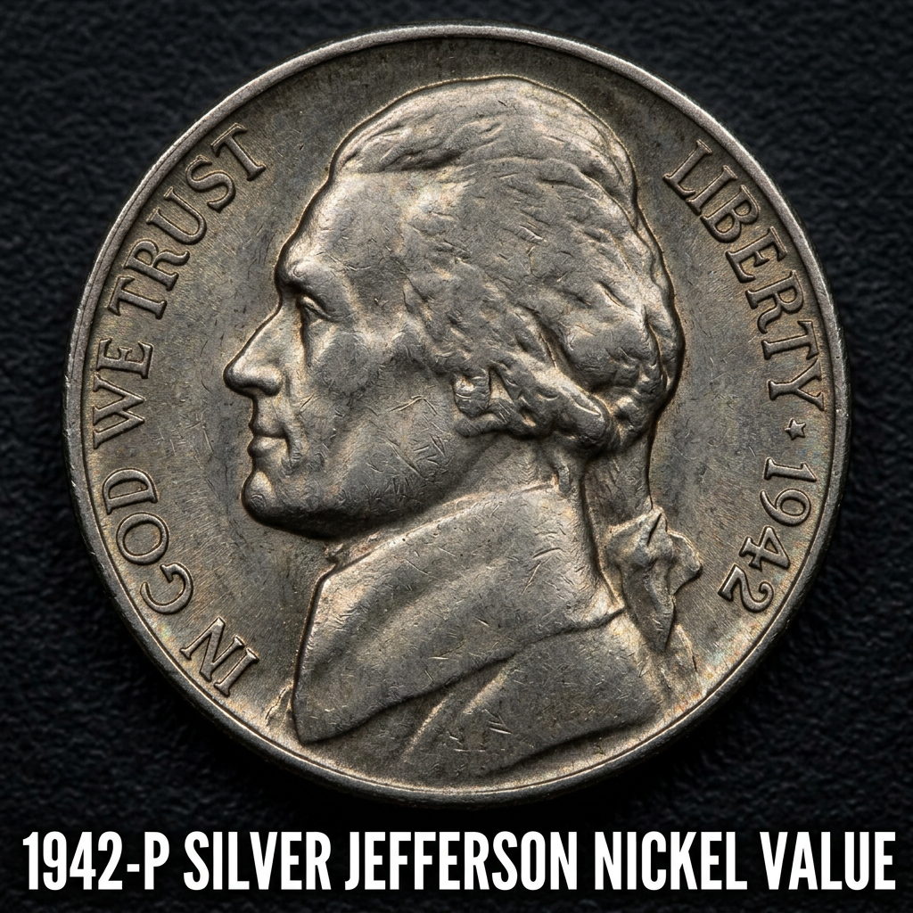 The 1942 P Silver Jefferson Nickel Value and Collector Guide