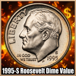 The 1995-S Roosevelt Dime Value can range from about $3 for standard proof coins to over $50 for high-grade Deep Cameo specimens. Finding one in your spare change is unlikely since these were minted specifically for collectors, but if you have a set or a loose proof, it is worth more than its ten-cent face value.